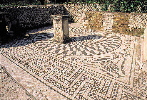 Archaeological Site Villa dei Volusii or Villa dei Volusii - Saturnini and the Sanctuary of Lucus Feroniae - Rome